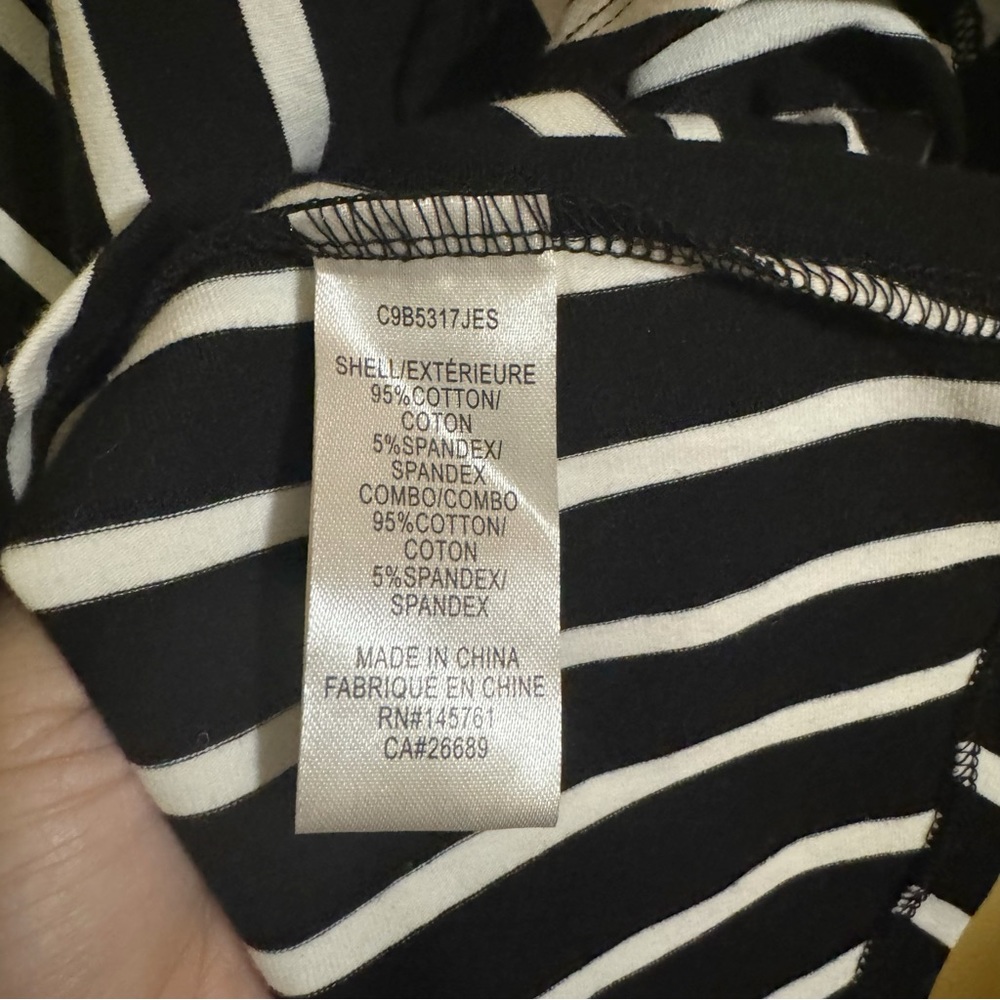 Parker ‘Nicola’ Sleeveless Asymmetrical Stripe Dress in Black/White Size XS - Picture 7 of 11